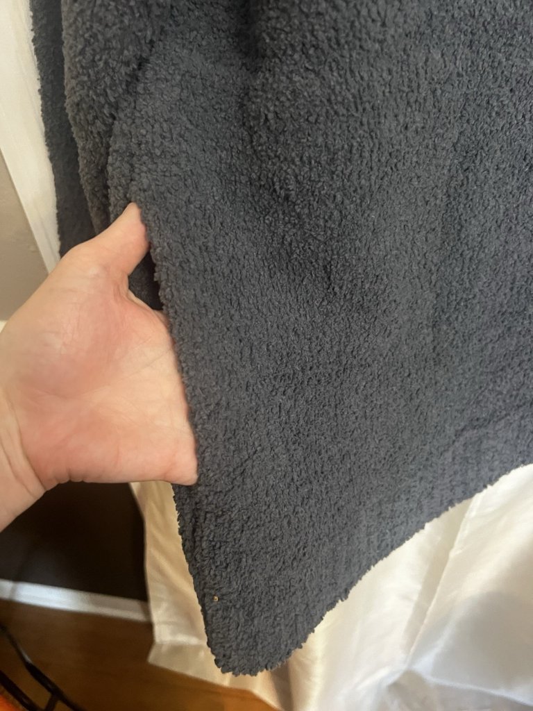 Sunday Citizen Unisex Grey Microfiber Snug Blanket Hoodie One Size Nwt. V — image 3 of 7